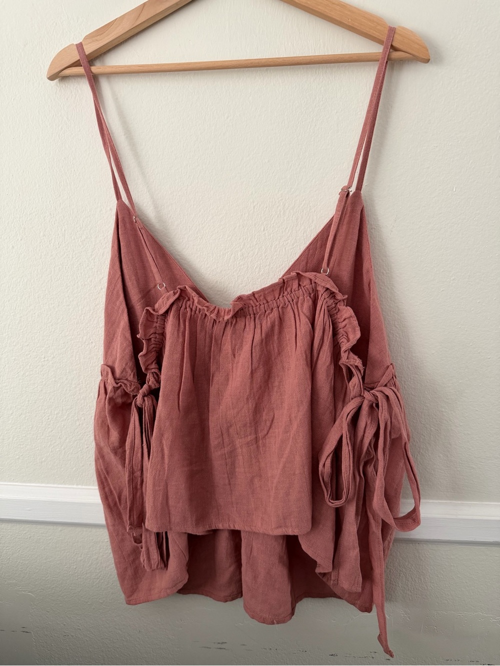 ZARA Ruffled Strappy Top - Picture 4 of 5